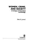 Cover for Women, crime, and society