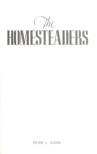 Cover for The Homesteaders