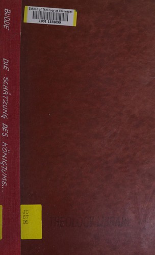 Cover for Die Schätzung des Königtums im Alten Testament