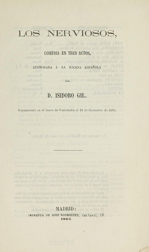 Cover for Los nerviosos