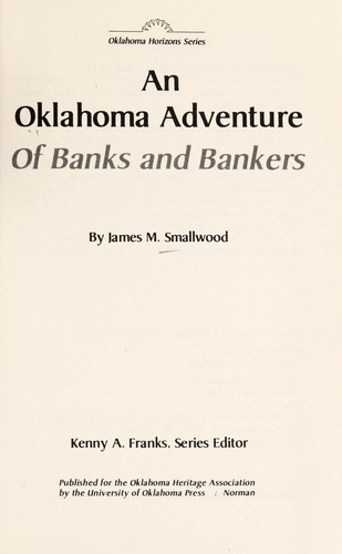 Cover for An Oklahoma adventure