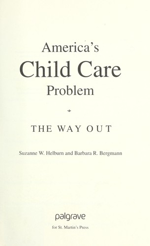 Cover for America's child care problem
