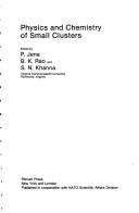 Cover for Physics and chemistry of small clusters