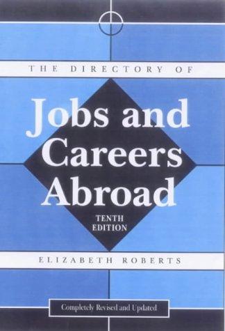 Cover for The Directory of Jobs and Careers Abroad