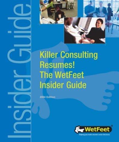 Cover for Killer Consulting Resumes