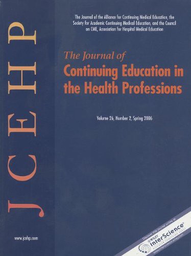 Cover for Journal of Continuing Education in the Health Professions v26 n2 Spring 2006