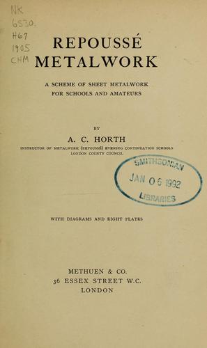 Cover for Repoussé metalwork