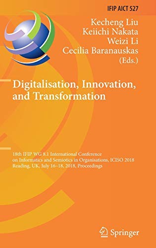 Cover for Digitalisation, Innovation, and Transformation