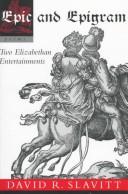 Cover for Epic and epigram