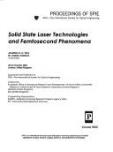 Cover for Solid state laser technologies and femtosecond phenomena