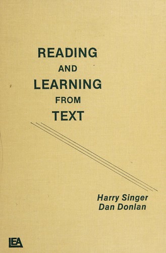 Cover for Reading and learning from text