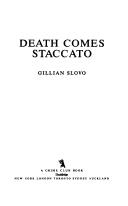 Cover for Death comes staccato