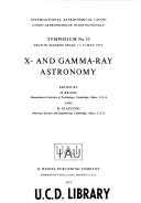 Cover for X- and Gamma-Ray Astronomy (International Astronomical Union Symposia)