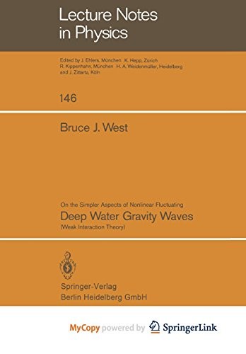Cover for On the Simpler Aspect of Nonlinear Fluctuating Deep Water Gravity Waves