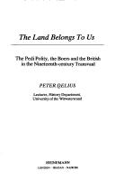 Cover for The land belongs to us