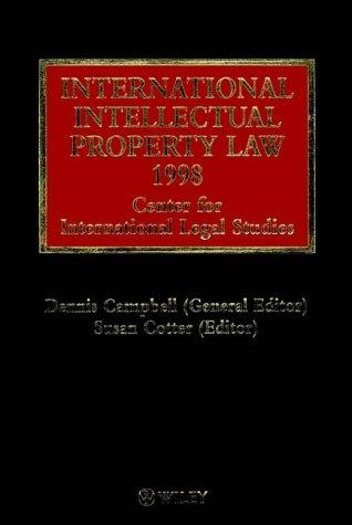 Cover for International Intellectual Property Law 1998 (Intellectual Property Law)
