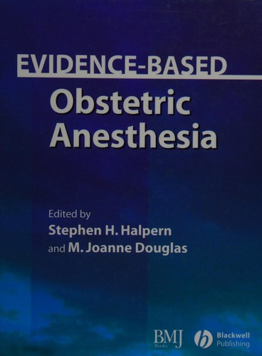 Cover for Evidence-based obstetric anesthesia