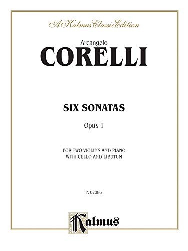 Cover for Twelve Sonatas, Op. 1 (Kalmus Edition)