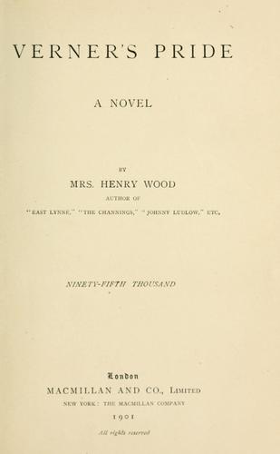 Cover for Verner's pride