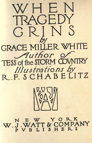 Cover for When tragedy grins