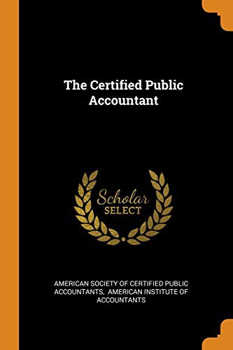 Cover for The Certified Public Accountant