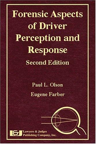 Cover for Forensic aspects of driver perception and response