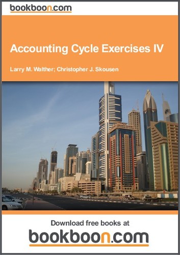 Cover for Accounting Cycle Exercises IV