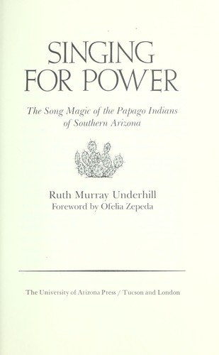 Cover for Singing for power