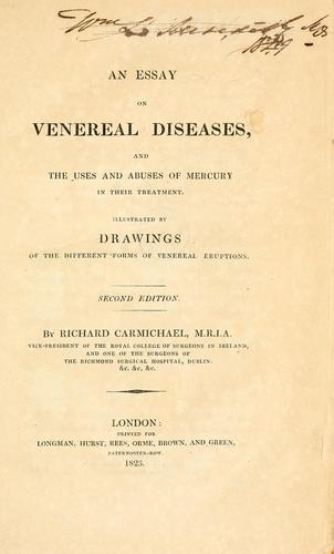 Cover for An essay on venereal diseases