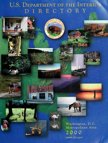 Cover for Directory, Washington, D.C. metropolitan area, 2000