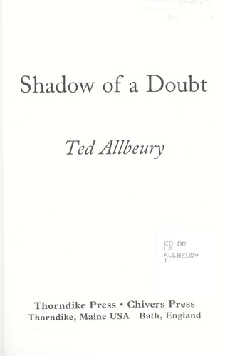 Cover for Shadow of a doubt