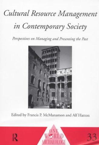 Cover for Cultural resource management in contemporary society