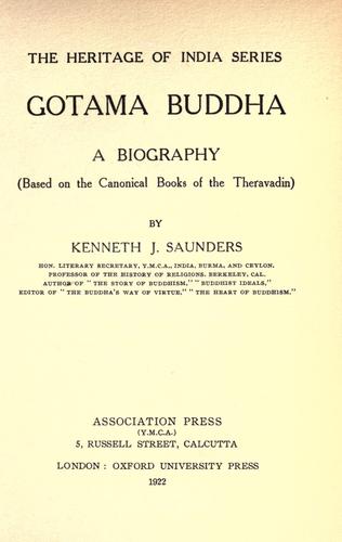 Cover for Gotama Buddha