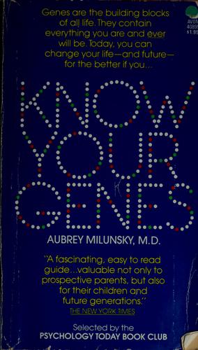 Cover for Know your genes
