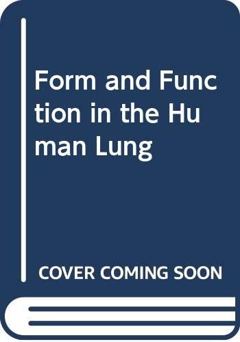 Cover for Form and function in the human lung