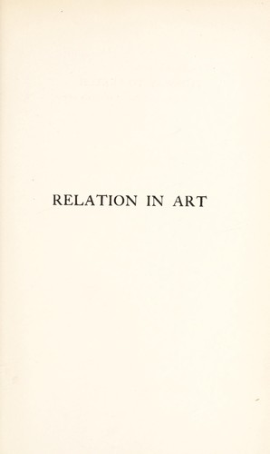 Cover for Relation in art
