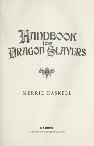 Cover for Handbook for dragon slayers