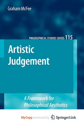 Cover for Artistic Judgement