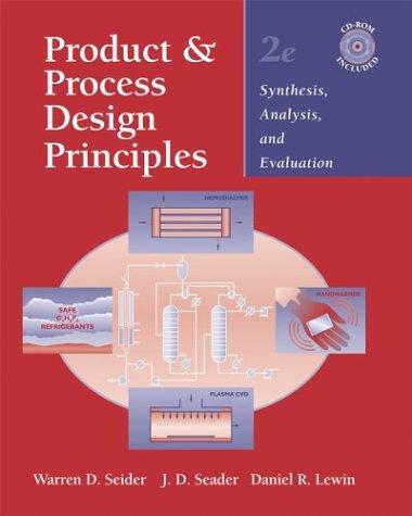 Cover for Product and Process Design Principles