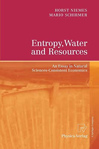 Cover for Entropy, Water and Resources