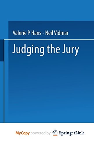 Cover for Judging the Jury