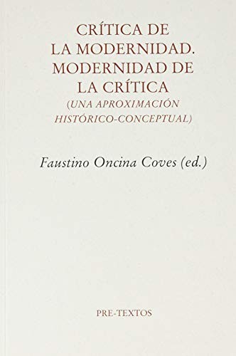 Cover for Crítica de la Modernidad. Modernidad de la crítica