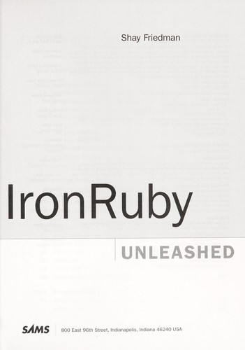 Cover for IronRuby unleashed