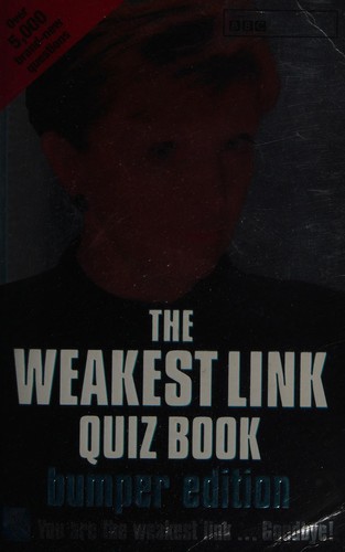 Cover for The "Weakest Link" Quiz Book