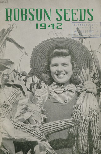 Cover for Robson seeds, 1942