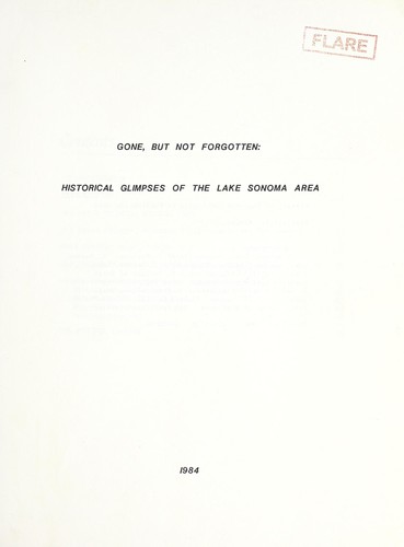 Cover for Gone, but not forgotten