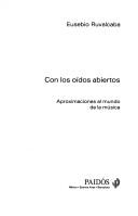 Cover for Con los oídos abiertos