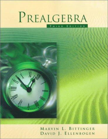 Cover for Prealgebra