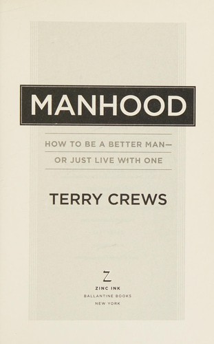 Cover for Manhood