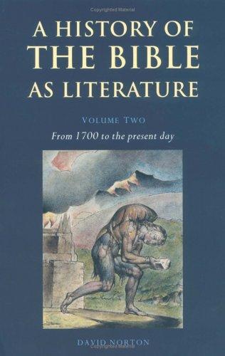 Cover for A history of the Bible as literature
